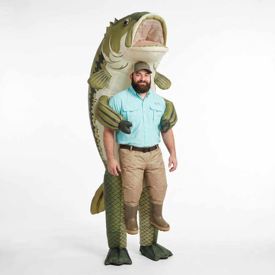 FishGrab Inflatable Fishing Costume